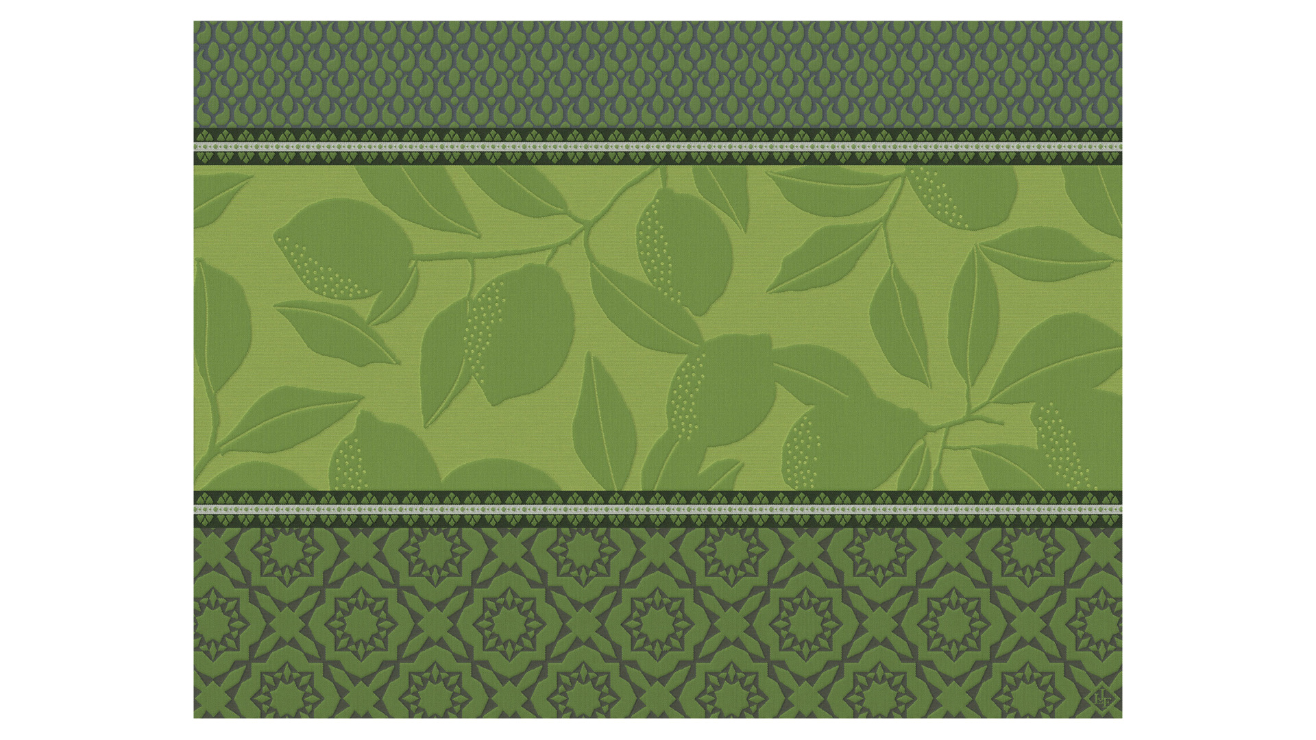 Полотенце для посуды Le Jacquard Francais  60х80 см, зеленый