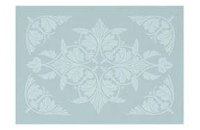 Салфетка с покрытием Le Jacquard Francais Syracuse 50х36 см, голубая, хлопок 85%, акрил 15%