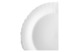 Тарелка обеденная Narumi Белый шелк 27 см, фарфор костяной