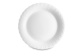Тарелка закусочная Narumi Белый шелк 19 см, фарфор костяной