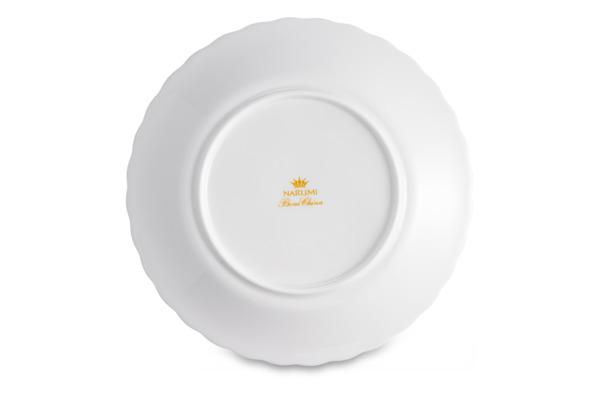 Тарелка пирожковая Narumi Белый шелк 16 см, фарфор костяной