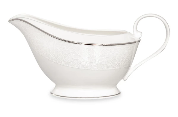 Соусник на подставке Narumi Рошель 560 мл, фарфор костяной