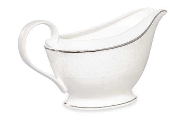 Соусник на подставке Narumi Рошель 560 мл, фарфор костяной