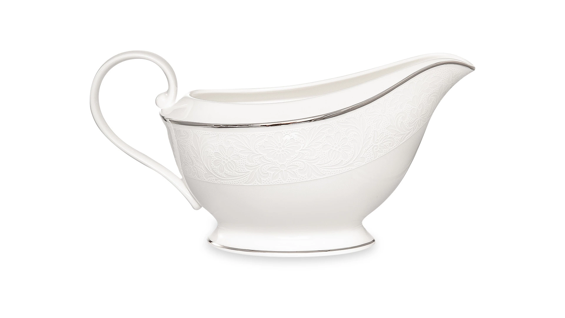 Соусник на подставке Narumi Рошель 560 мл, фарфор костяной