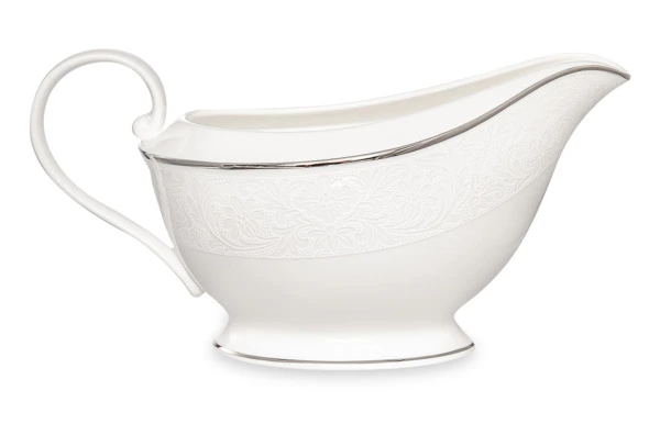 Соусник на подставке Narumi Рошель 560 мл, фарфор костяной