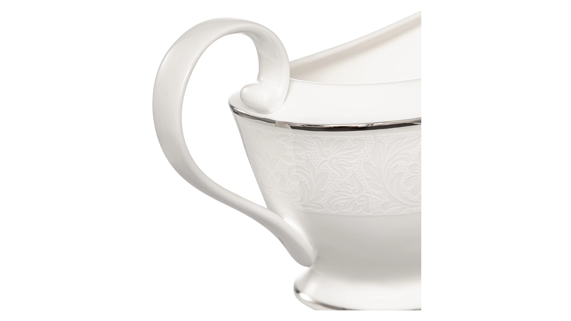 Соусник на подставке Narumi Рошель 560 мл, фарфор костяной