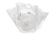 Мешочек пасхальный для яиц Венизное кружево Весенний вальс 20 см, вискоза, белый, п/к