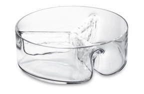 Менажница Krosno Гламур 24 см, h8 см, стекло