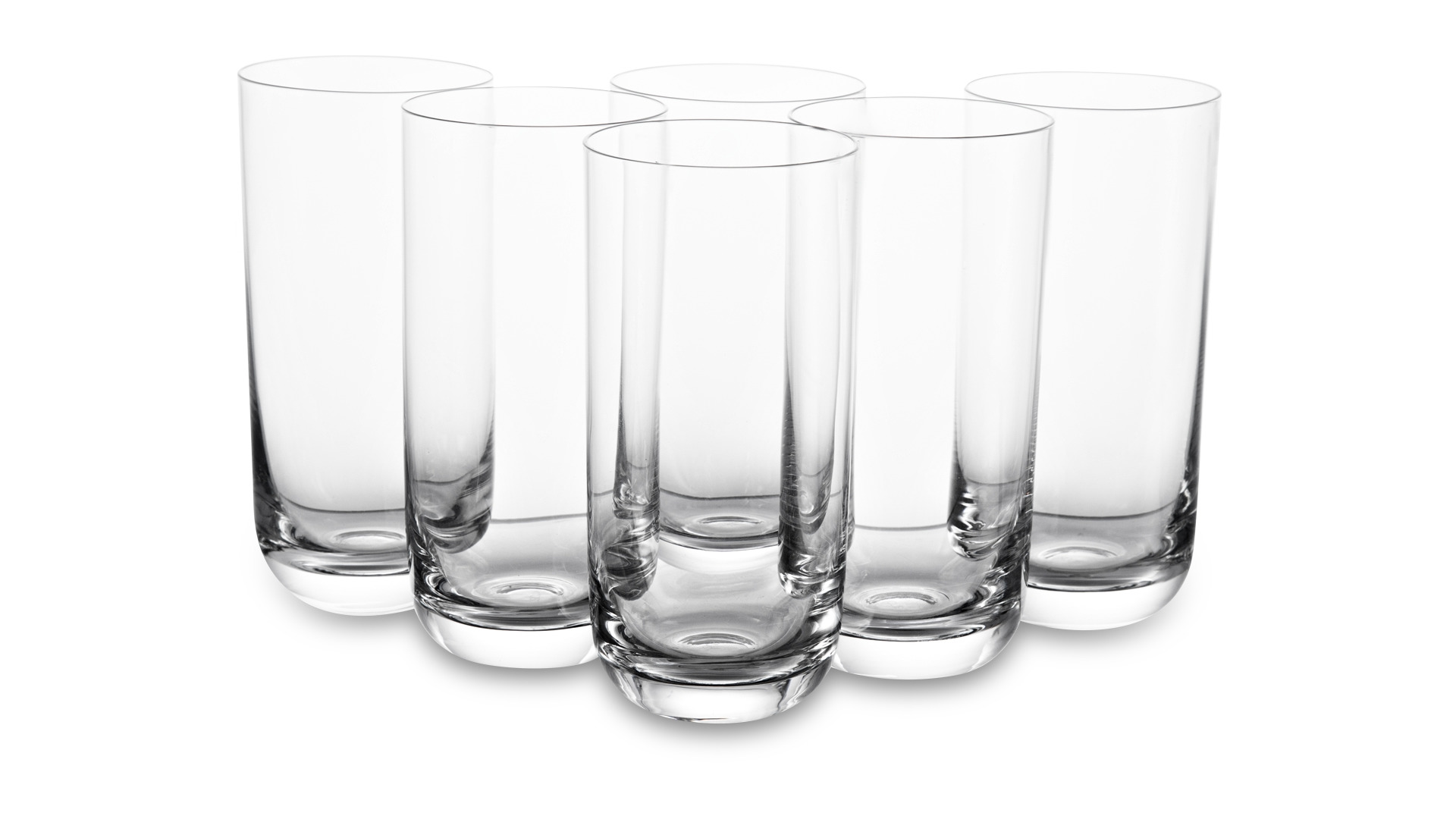 Набор стаканов для воды Krosno Гламур 360 мл, 6 шт, стекло