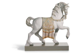 Фигурка Lladro Дворцовый конь 40x42 см, фарфор