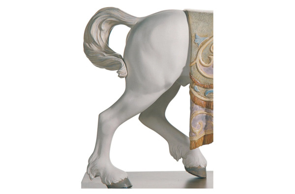Фигурка Lladro Дворцовый конь 40x42 см, фарфор