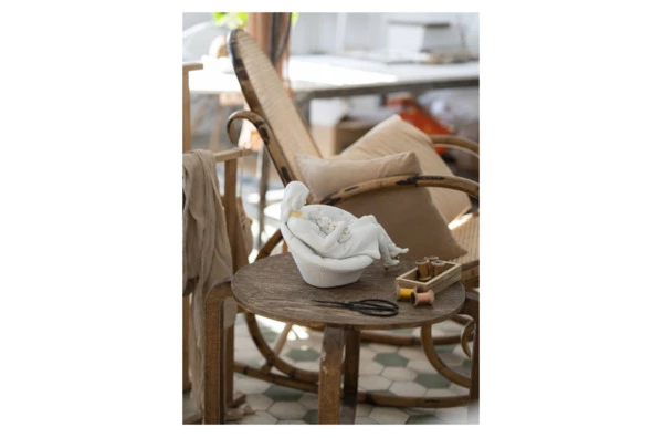 Фигурка Lladro В маминых объятьях 30x22см, фарфор, белый бисквит с золотом