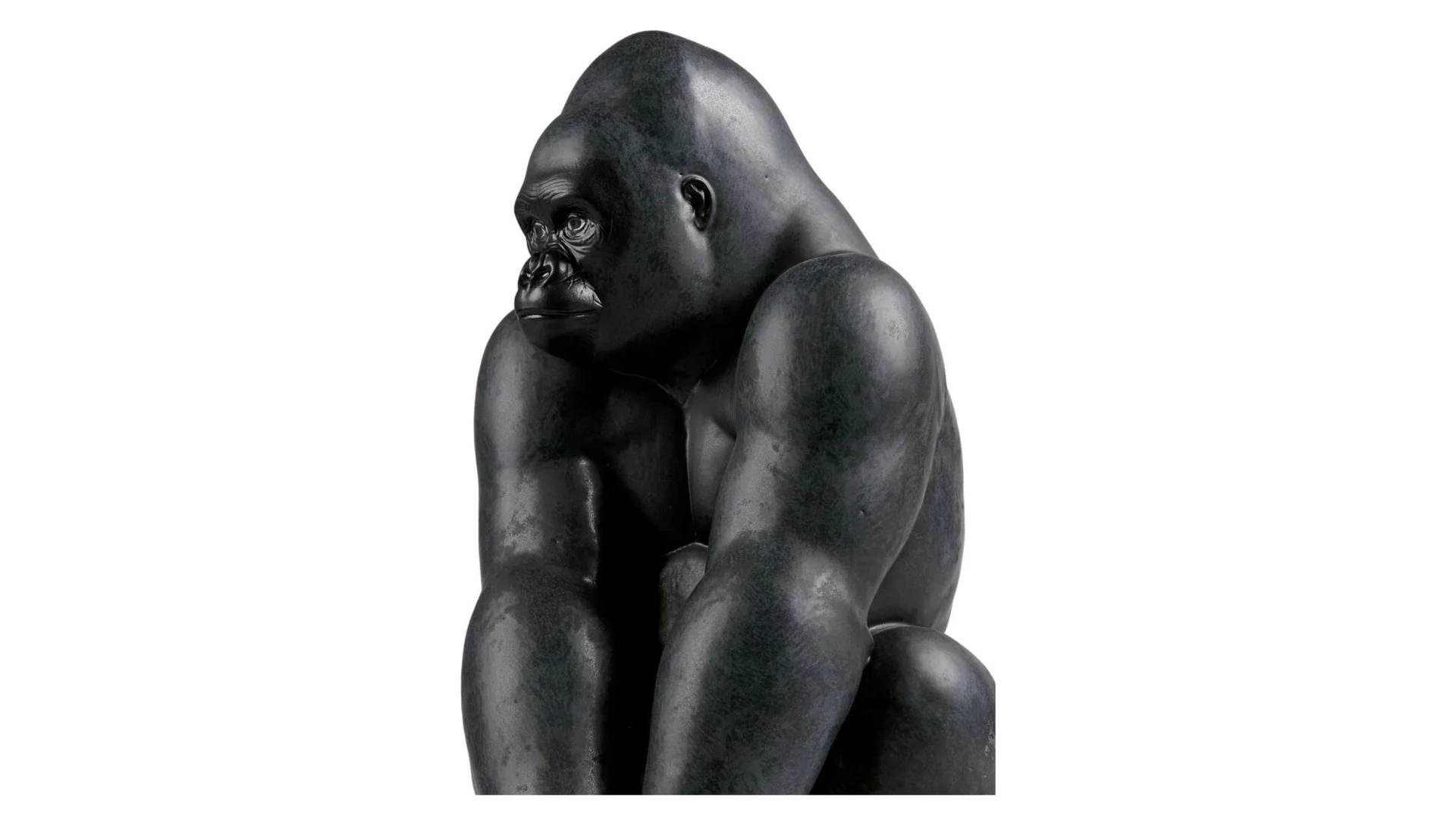 Фигурка Lladro Горилла 22x36 см, фарфор