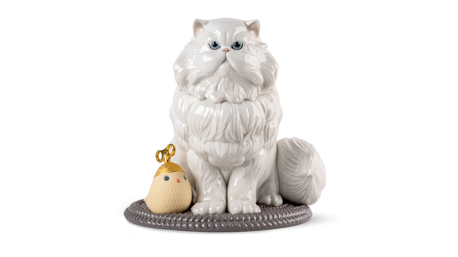 Фигурка Lladro Персидский кот 26х25х26 см, фарфор