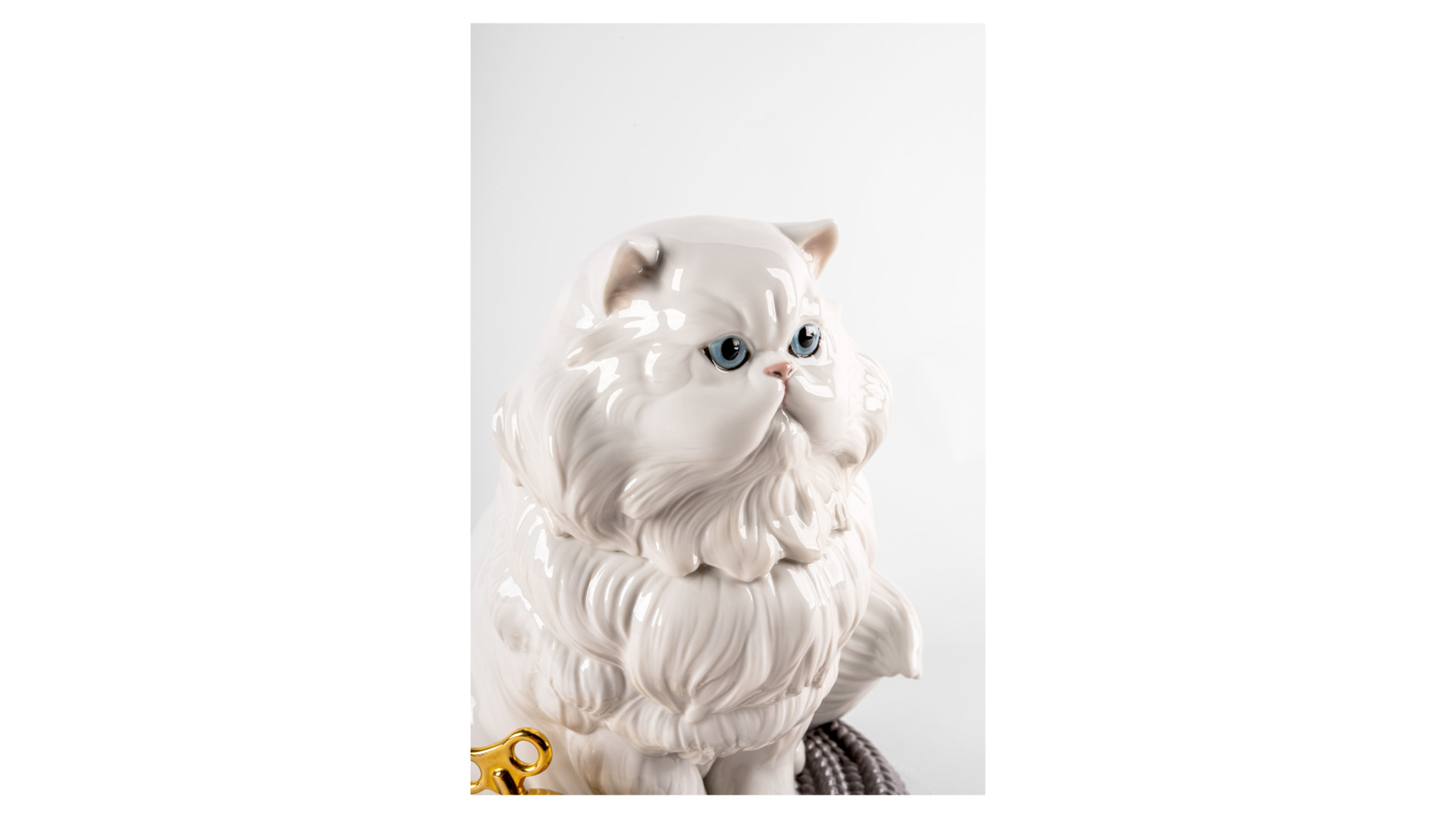 Фигурка Lladro Персидский кот 26х25х26 см, фарфор