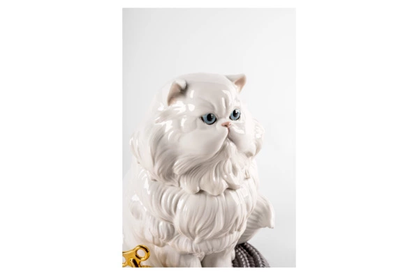 Фигурка Lladro Персидский кот 26х25х26 см, фарфор