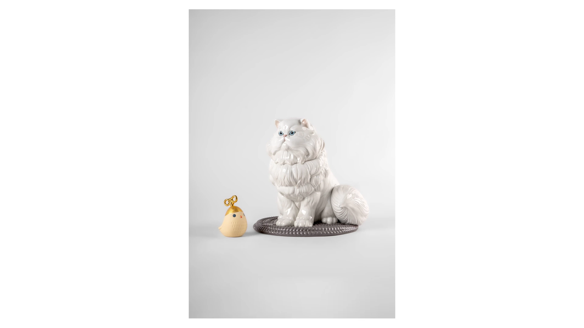 Фигурка Lladro Персидский кот 26х25х26 см, фарфор