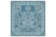 Платок сувенирный Русские в моде Вологодское кружево 90х90 см, шелк, вискоза, машинная подшивка