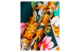 Платок сувенирный Русские в моде Драгоценные тигры 90х90 см, шелк, изумрудный, ручная подшивка