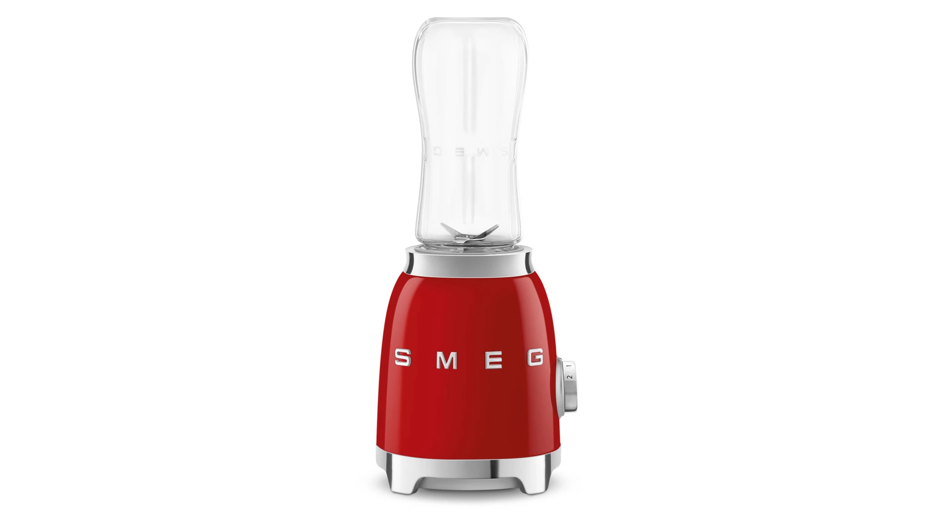 Блендер мини стационарный SMEG PBF01RDEU 300 Вт, 2 бутылки, красный