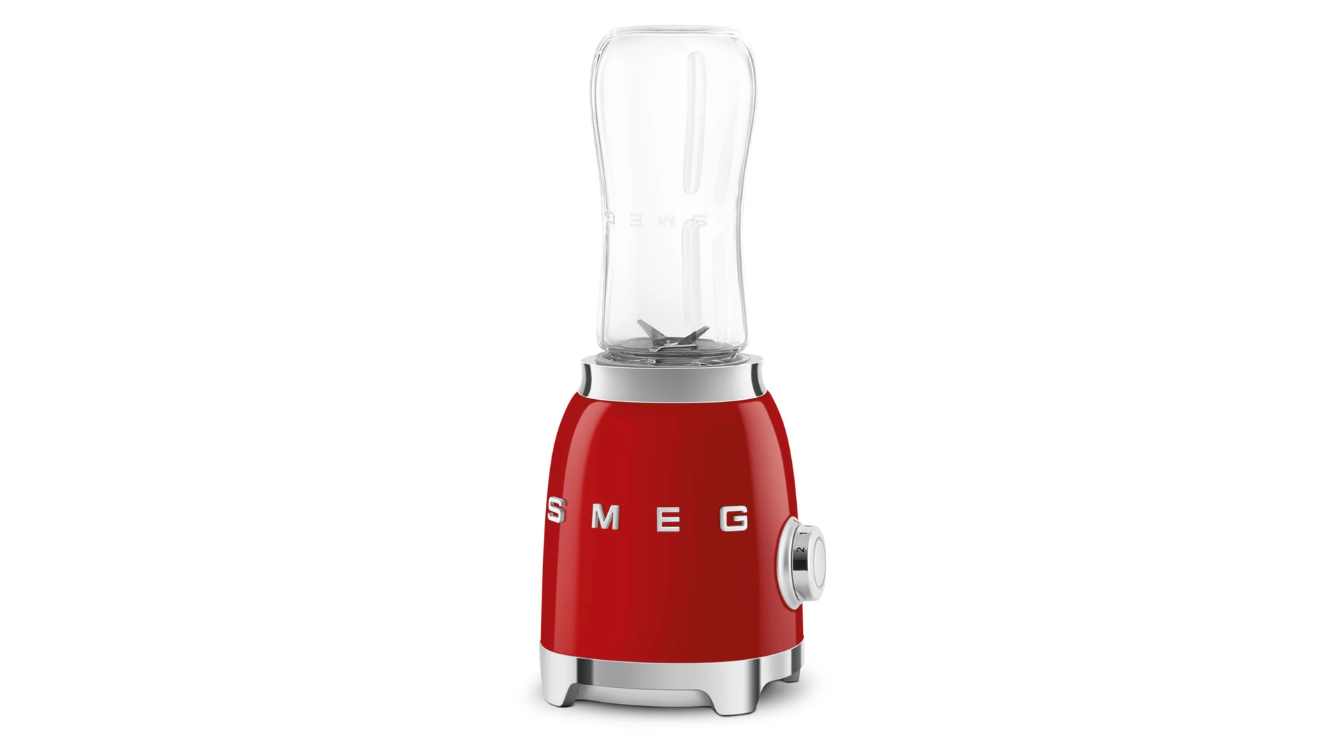 Блендер мини стационарный SMEG PBF01RDEU 300 Вт, 2 бутылки, красный