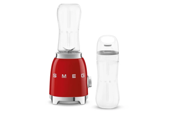 Блендер мини стационарный SMEG PBF01RDEU 300 Вт, 2 бутылки, красный