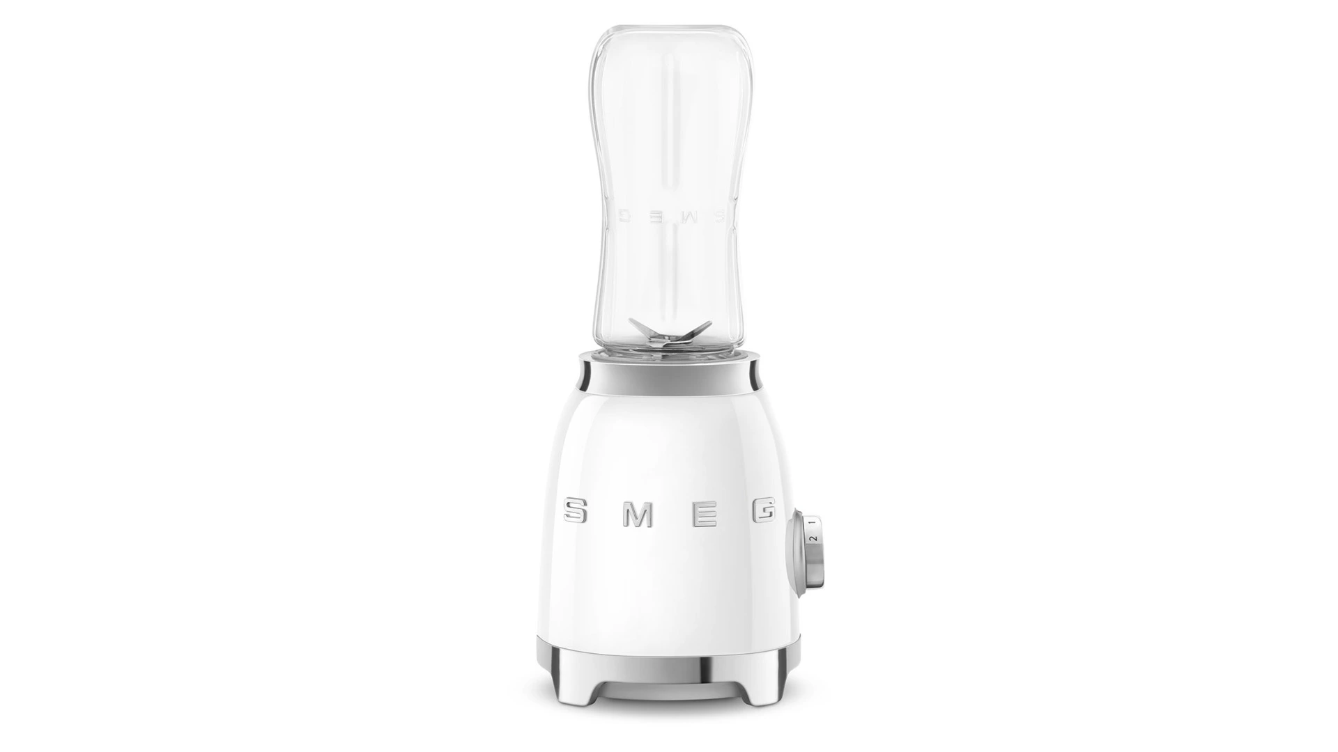 Блендер мини стационарный SMEG PBF01WHEU 300 Вт, 2 бутылки, белый