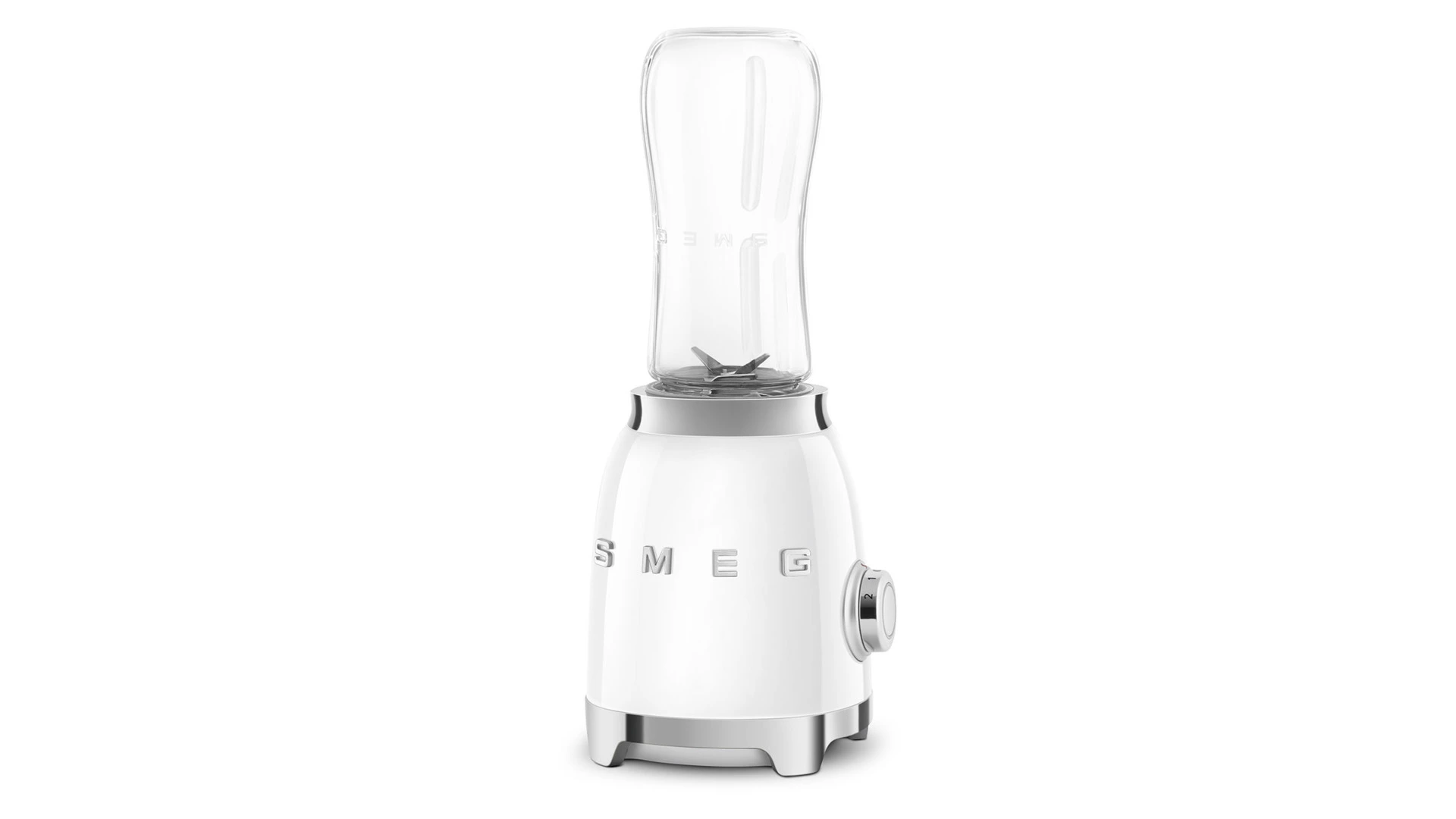 Блендер мини стационарный SMEG PBF01WHEU 300 Вт, 2 бутылки, белый
