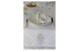 Дорожка для стола с вышивкой Moltomolto Пасха Царская 140х50 см, лен, белый с бежевым, п/к