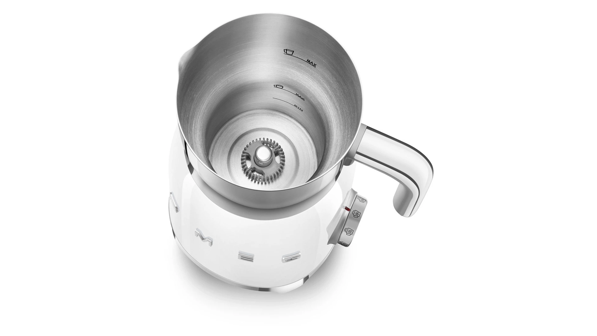 Вспениватель молока SMEG MFF11WHEU 500 Вт, до 250 мл пены, белый