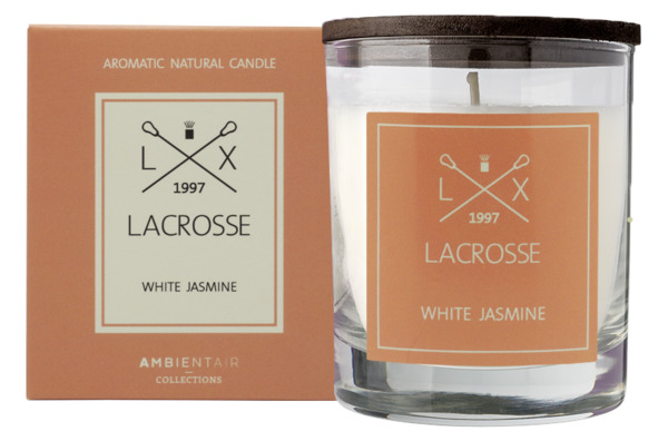 Свеча ароматическая Ambientair Lacrosse Белый жасмин 40 ч