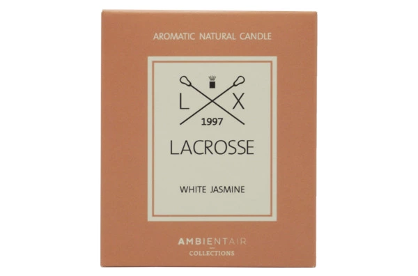 Свеча ароматическая Ambientair Lacrosse Белый жасмин 40 ч
