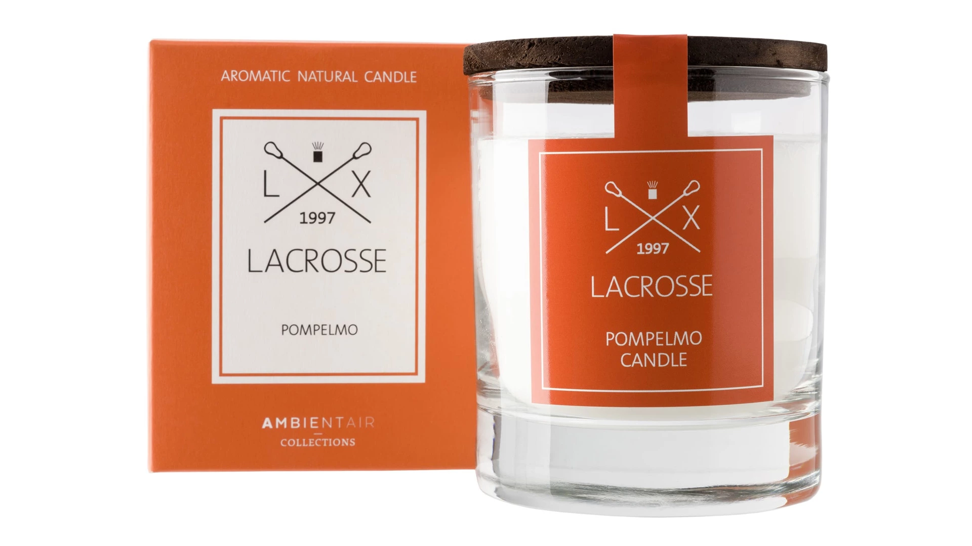 Свеча ароматическая Ambientair Lacrosse Грейпфрут 40 ч