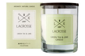 Свеча ароматическая Ambientair Lacrosse Зеленый чай и лайм 40 ч