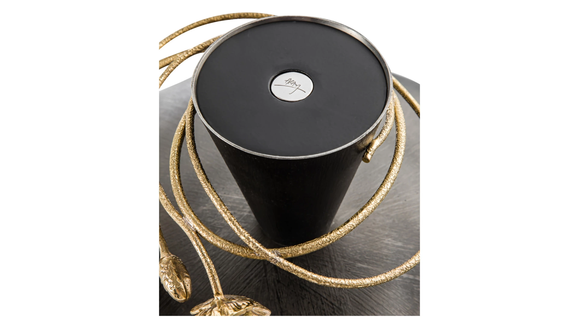 Чаша на ножке Michael Aram Анемоны 30 см, h16 см, сталь нержавеющая