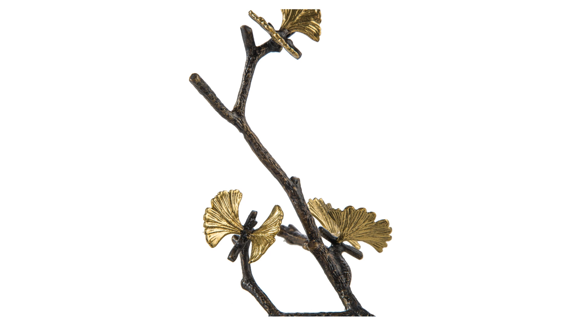 Подставка для бутылки Michael Aram Бабочки гинкго 27,5х10 см, мрамор