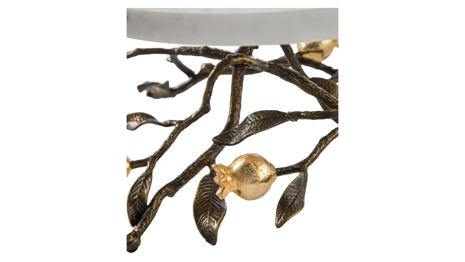 Блюдо для торта на ножке Michael Aram Гранат 28 см, мрамор