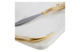 Доска для сыра с ножом Michael Aram Тюльпан 44,5х25 см, мрамор