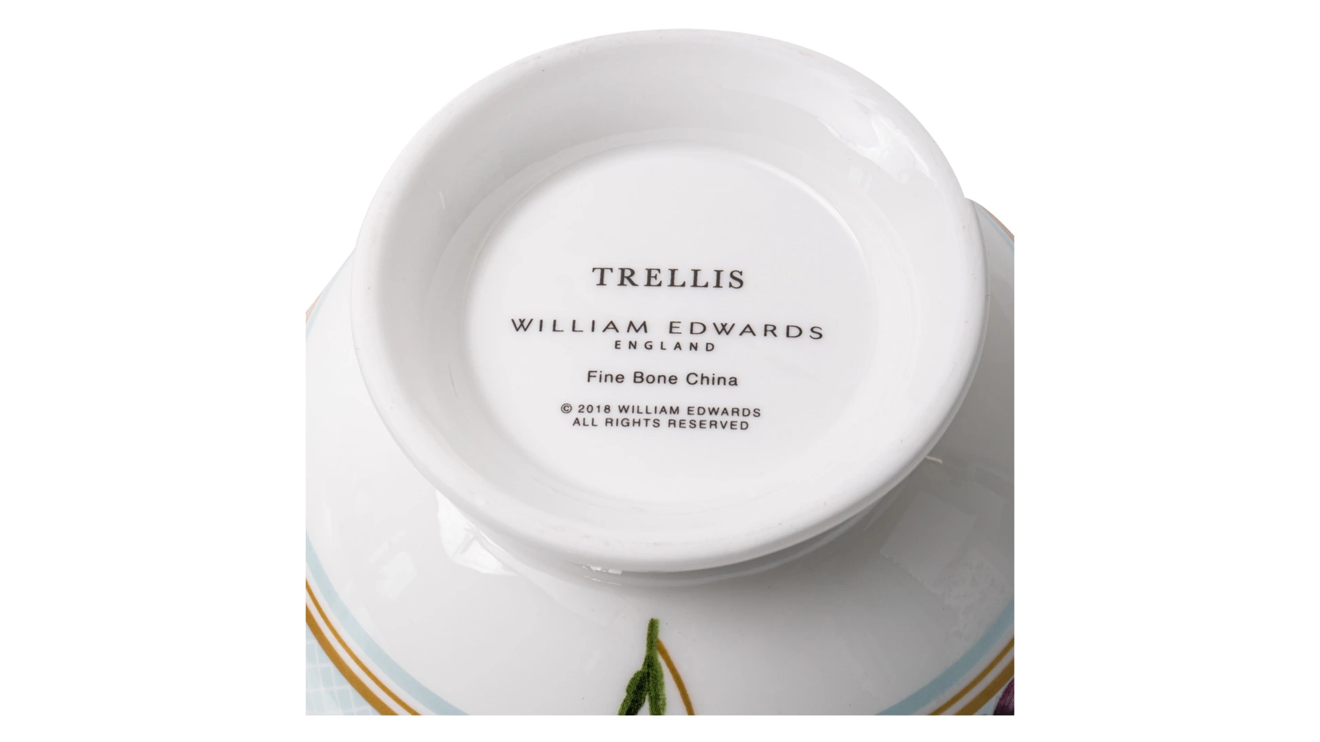 Сервиз чайный William Edwards Трельяж на 6 персон 21 предмет №2, фарфор костяной