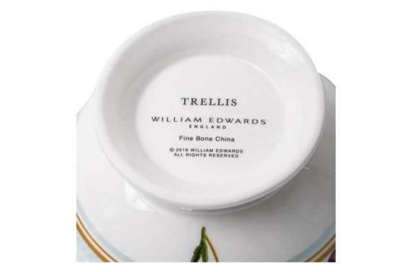 Сервиз чайный William Edwards Трельяж на 6 персон 21 предмет №2, фарфор костяной