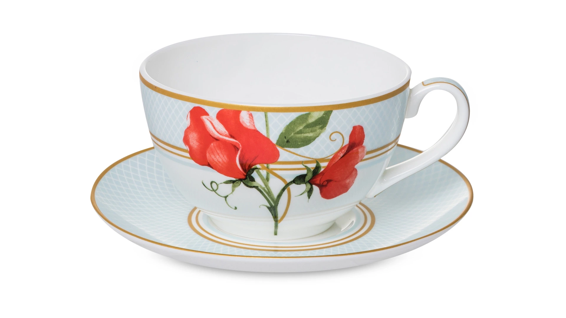 Сервиз чайный William Edwards Трельяж на 6 персон 21 предмет №2, фарфор костяной