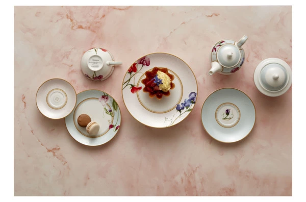 Сервиз чайный William Edwards Трельяж на 6 персон 21 предмет №2, фарфор костяной