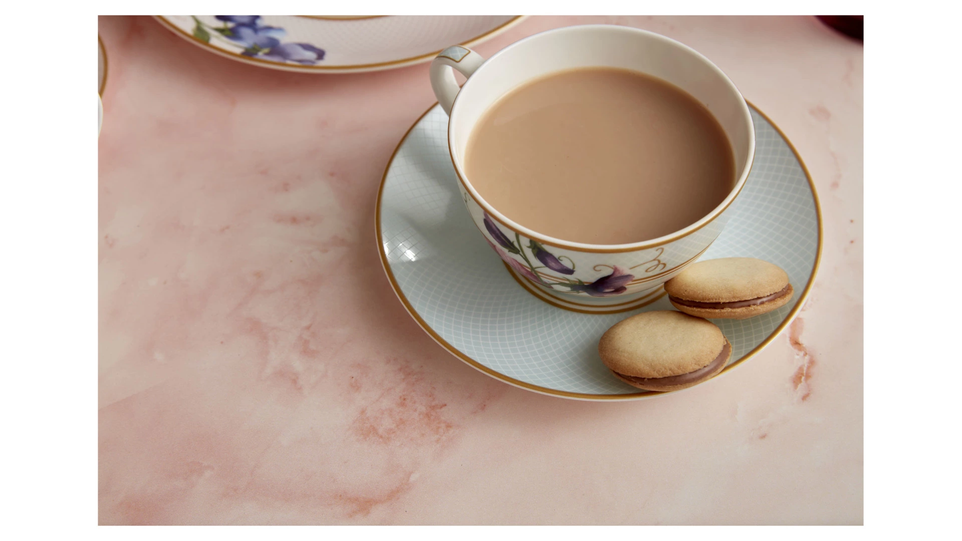 Сервиз чайный William Edwards Трельяж на 6 персон 21 предмет №2, фарфор костяной