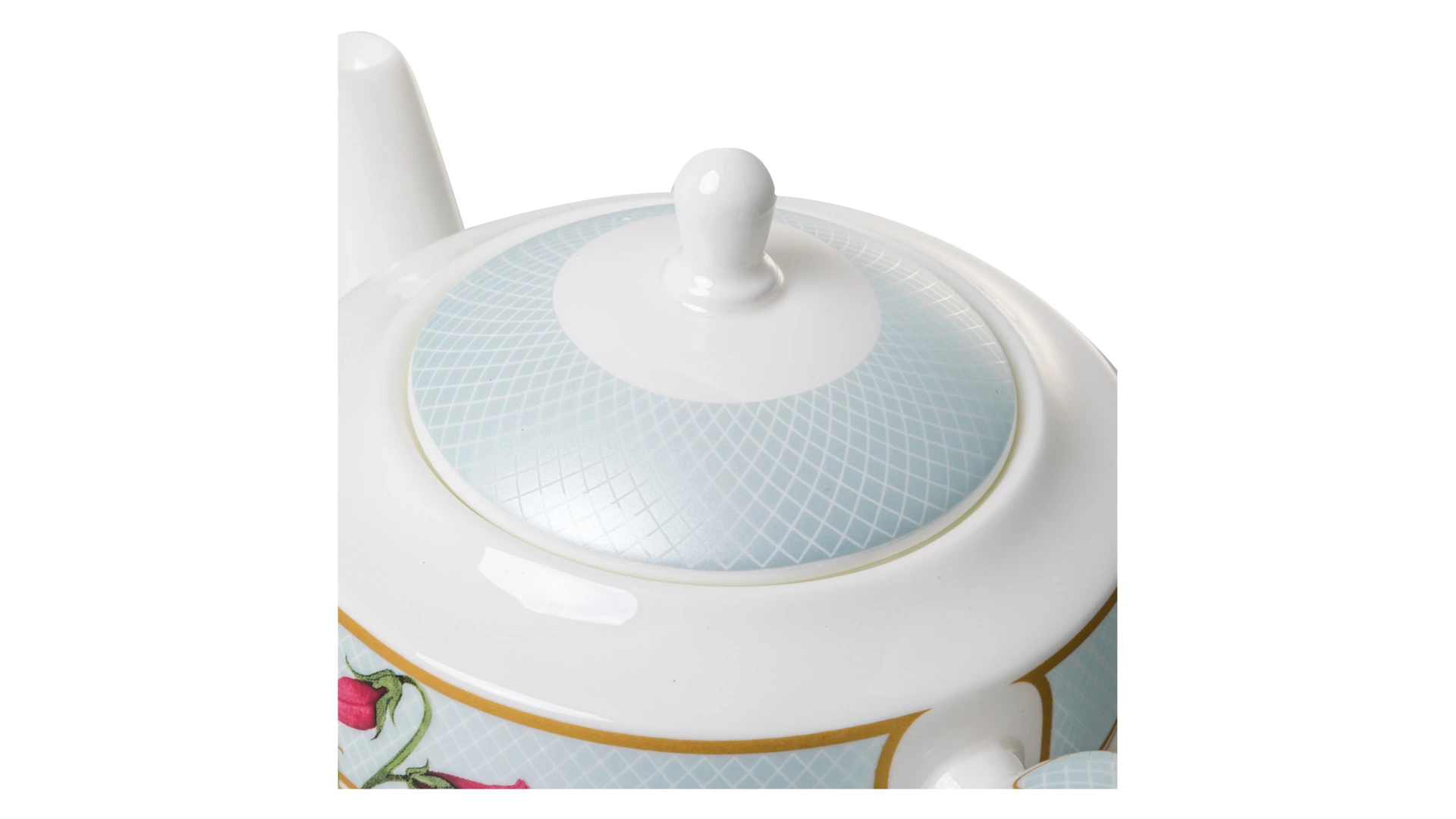 Сервиз чайный William Edwards Трельяж на 6 персон 21 предмет №2, фарфор костяной