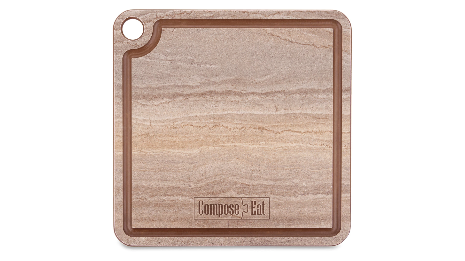 Подставка под горячее ComposeEat Fashion 18х18 см, композит, капучино