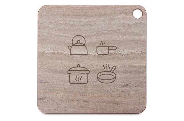 Подставка под горячее ComposeEat Fashion 18х18 см, композит, капучино