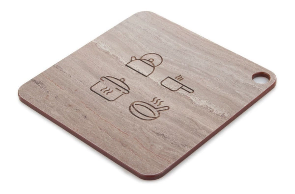 Подставка под горячее ComposeEat Fashion 18х18 см, композит, капучино