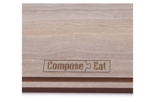 Подставка под горячее ComposeEat Fashion 18х18 см, композит, капучино