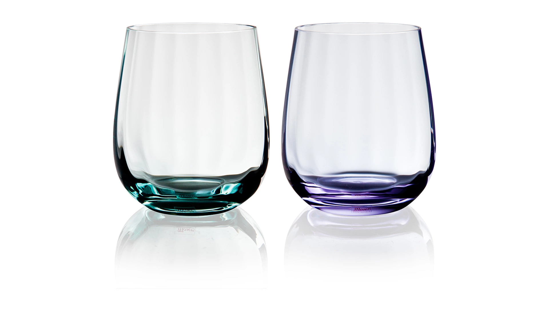 Набор стаканов для виски Moser Оптик 360 мл, 2 шт, берил, александрит, п/к