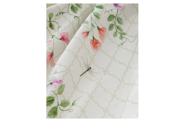 Скатерть овальная Mix&Match Home Душистый горошек 168х250 см, хлопок, п/к